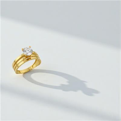 14 Ayar Altın Tasarım Yüzük  -  K232430