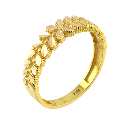 14 Ayar Altın Tasarım Yüzük  -  K234448