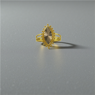 14 Ayar Altın Tasarım Yüzük  -  K234452