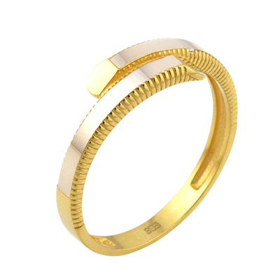 14 Ayar Altın Tasarım Yüzük  -  K234453