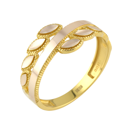 14 Ayar Altın Tasarım Yüzük  -  K234462