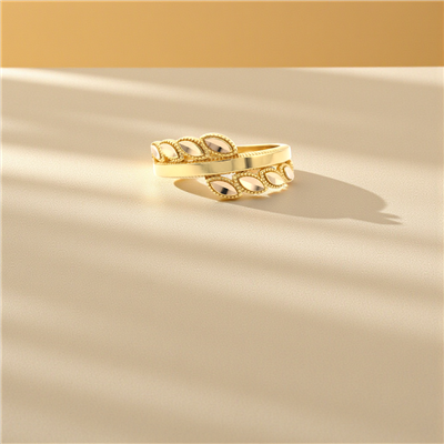 14 Ayar Altın Tasarım Yüzük  -  K234462