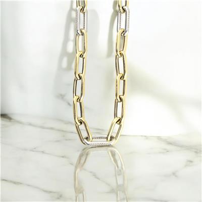 14 Ayar Altın Tasarım Zincir  -  0180607