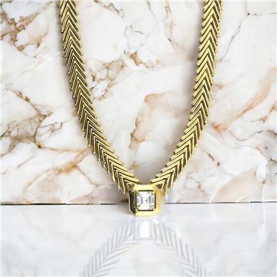 14 Ayar Altın Tektaş Kolye  -  0175734