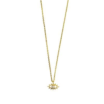 14 Ayar Altın Tektaş Kolye  -  0206150