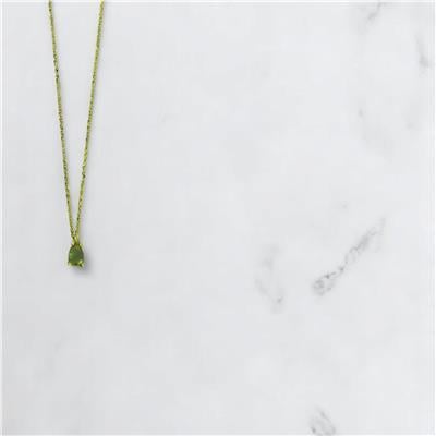 14 Ayar Altın Tektaş Kolye  -  F004749