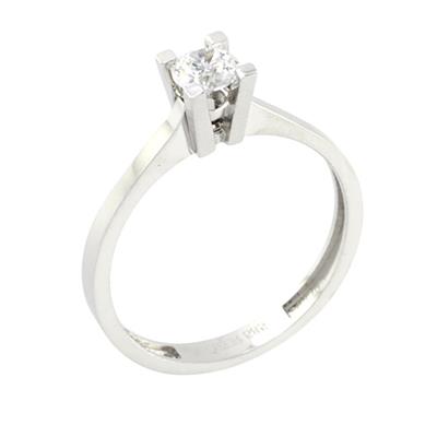 14 Ayar Altın Tektaş Yüzük  -  0187689