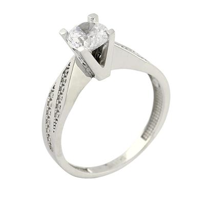 14 Ayar Altın Tektaş Yüzük  -  0191645