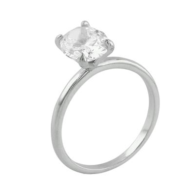 14 Ayar Altın Tektaş Yüzük  -  0196836