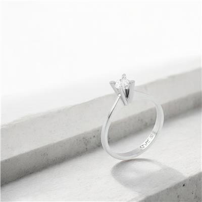 14 Ayar Altın Tektaş Yüzük  -  0198866