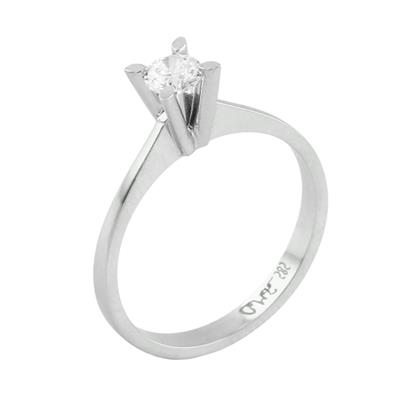 14 Ayar Altın Tektaş Yüzük  -  0198866