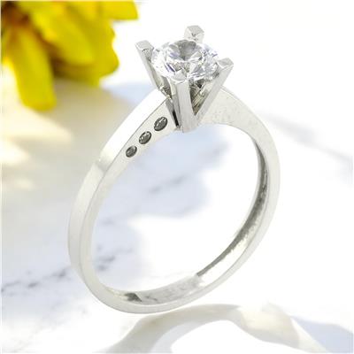 14 Ayar Altın Tektaş Yüzük  -  0201179