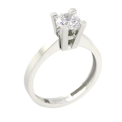 14 Ayar Altın Tektaş Yüzük  -  0201180