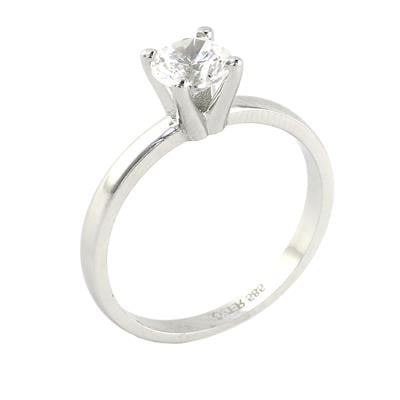 14 Ayar Altın Tektaş Yüzük  -  0201181