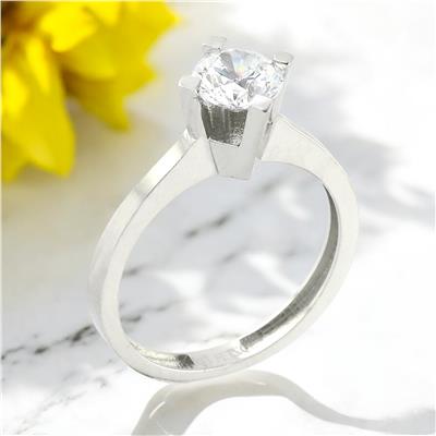 14 Ayar Altın Tektaş Yüzük  -  0201182