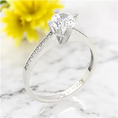 14 Ayar Altın Tektaş Yüzük  -  0201185