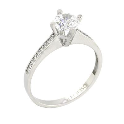 14 Ayar Altın Tektaş Yüzük  -  0201185