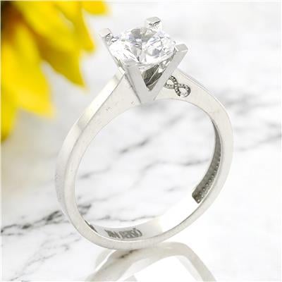 14 Ayar Altın Tektaş Yüzük  -  0201187