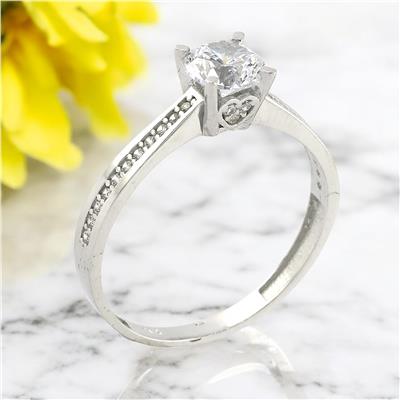 14 Ayar Altın Tektaş Yüzük  -  0201188