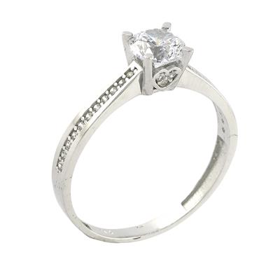 14 Ayar Altın Tektaş Yüzük  -  0201188