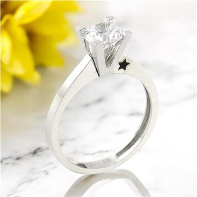 14 Ayar Altın Tektaş Yüzük  -  0201189