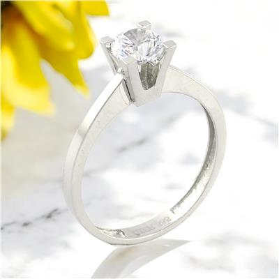 14 Ayar Altın Tektaş Yüzük  -  0201194