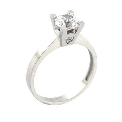 14 Ayar Altın Tektaş Yüzük  -  0201196