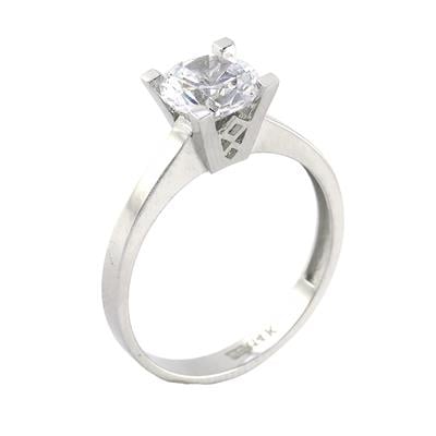 14 Ayar Altın Tektaş Yüzük  -  0201197