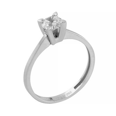 14 Ayar Altın Tektaş Yüzük  -  0202363