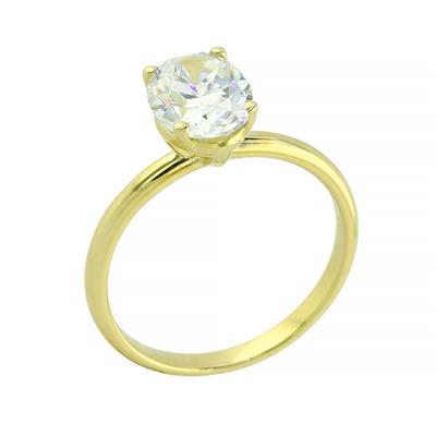 14 Ayar Altın Tektaş Yüzük  -  0205157