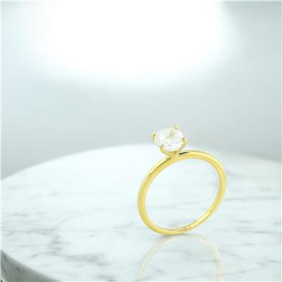 14 Ayar Altın Tektaş Yüzük  -  0205158