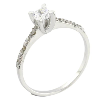 14 Ayar Altın Tektaş Yüzük  -  F003854