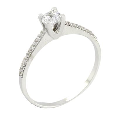 14 Ayar Altın Tektaş Yüzük  -  F003855