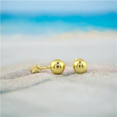 14 Ayar Altın Top Küpe  -  0175614