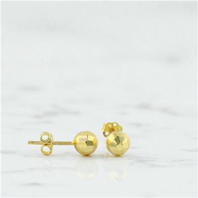 14 Ayar Altın Top Küpe  -  0196650