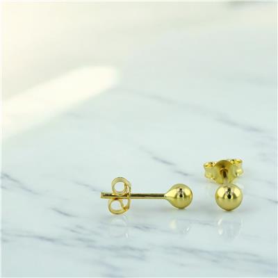 14 Ayar Altın Top Küpe  -  0201473