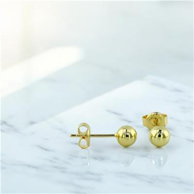 14 Ayar Altın Top Küpe  -  0201476