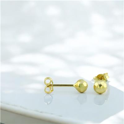 14 Ayar Altın Top Küpe  -  0201481