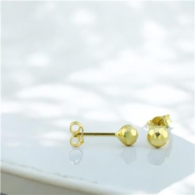 14 Ayar Altın Top Küpe  -  0201482