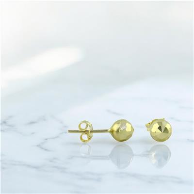 14 Ayar Altın Top Küpe  -  0201489