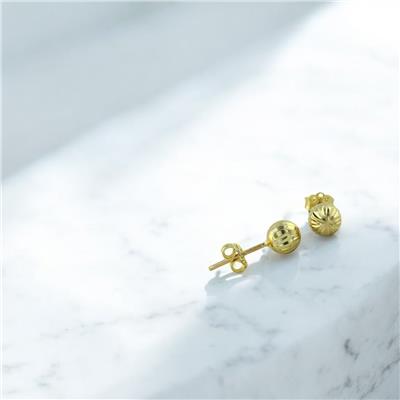 14 Ayar Altın Top Küpe  -  0202216