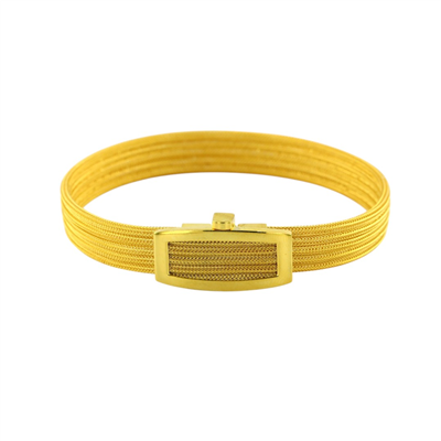 14 Ayar Altın Trabzon Hasırı Bileklik  -  0206481