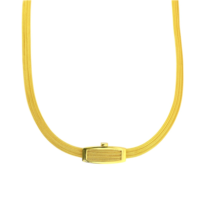 14 Ayar Altın Trabzon Hasırı Gerdanlık  -  0206479