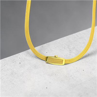 14 Ayar Altın Trabzon Hasırı Gerdanlık  -  0206479