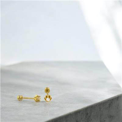 14 Ayar Altın Tragus Küpe  -  0189528