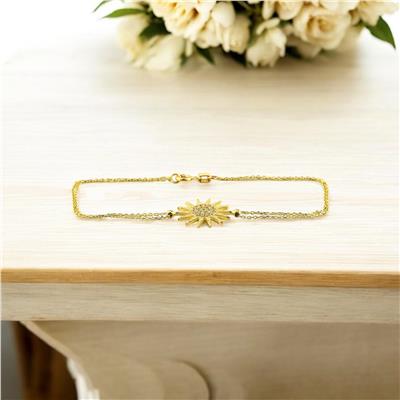 14 Ayar Altın Yıldızlı Bileklik  -  0192191