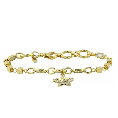 14 Ayar Altın Yıldızlı Bileklik  -  0194635