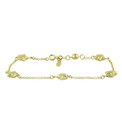 14 Ayar Altın Yıldızlı Bileklik  -  0201049