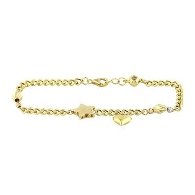 14 Ayar Altın Yıldızlı Bileklik  -  0201126