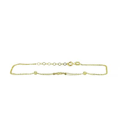 14 Ayar Altın Yıldızlı Bileklik  -  0201395
